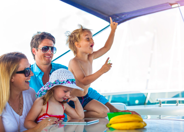 Family Holiday on Boat
